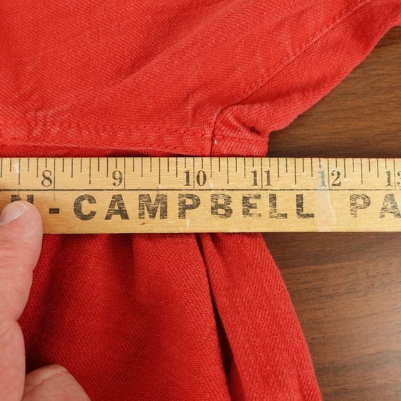 Joe's Jeans Mens Rouge Red Mid Rise Slim Fit Straight Leg Denim Jeans Size 32 - Picture 9 of 12